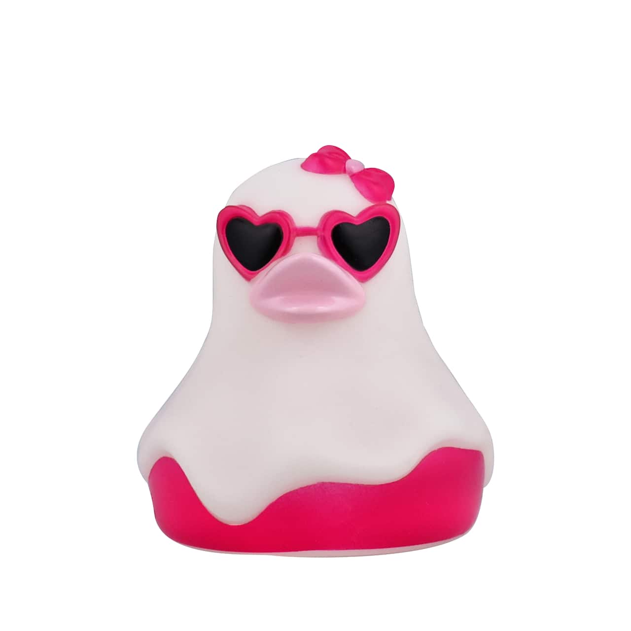 3.75" White & Pink Ghost Rubber Duck by Creatology™